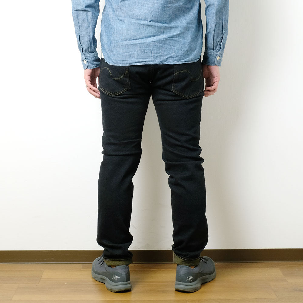 ONI DENIM<br>Relax Tapered 15oz Stretch Denim Grayish Olive Topping<br>ONI-122S