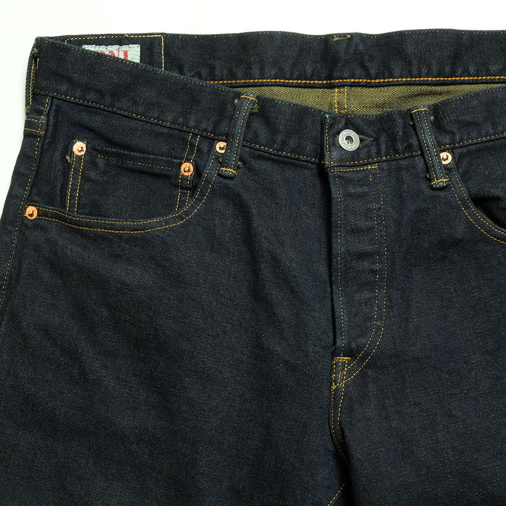 ONI DENIM<br>Relax Tapered 15oz Stretch Denim Grayish Olive Topping<br>ONI-122S
