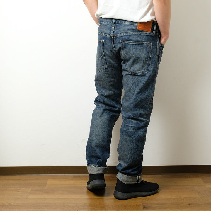 ONI DENIM Neat Straight 15oz Low TensionDenim 18month Used ONI-240-18UD