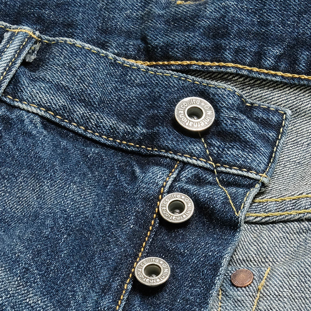 ONI DENIM<br>Neat Straight 15oz Low TensionDenim<br>18month Used<br>ONI-240-18UD