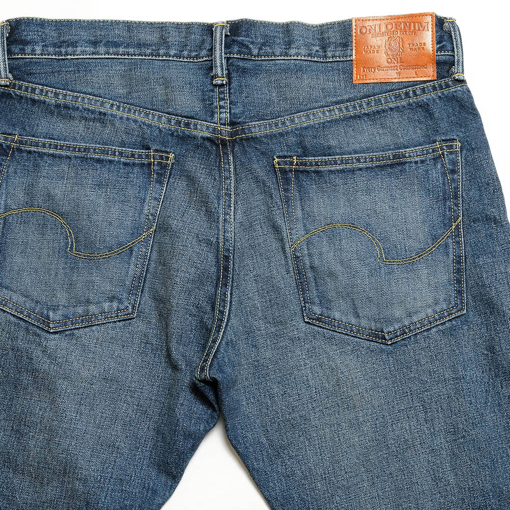 ONI DENIM<br>Neat Straight 15oz Low TensionDenim<br>18month Used<br>ONI-240-18UD