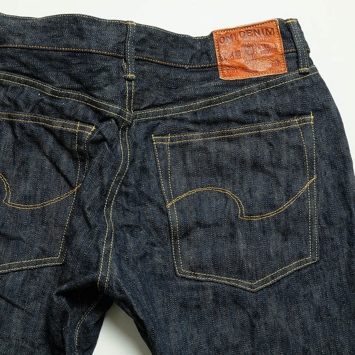 Oni Denim<br>Regular Straight<br>18oz 天然藍 "鬼斑燃"<br>ONI-245NIKHN