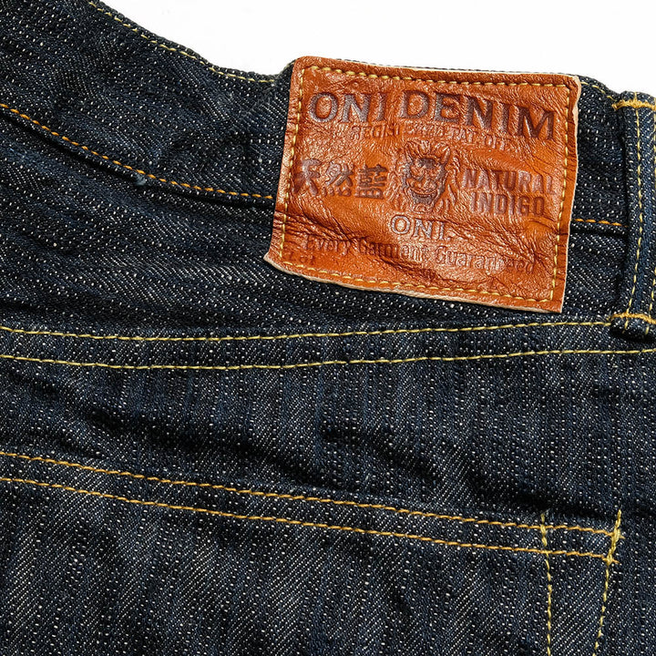 Oni Denim<br>Regular Straight<br>18oz 天然藍 "鬼斑燃"<br>ONI-245NIKHN