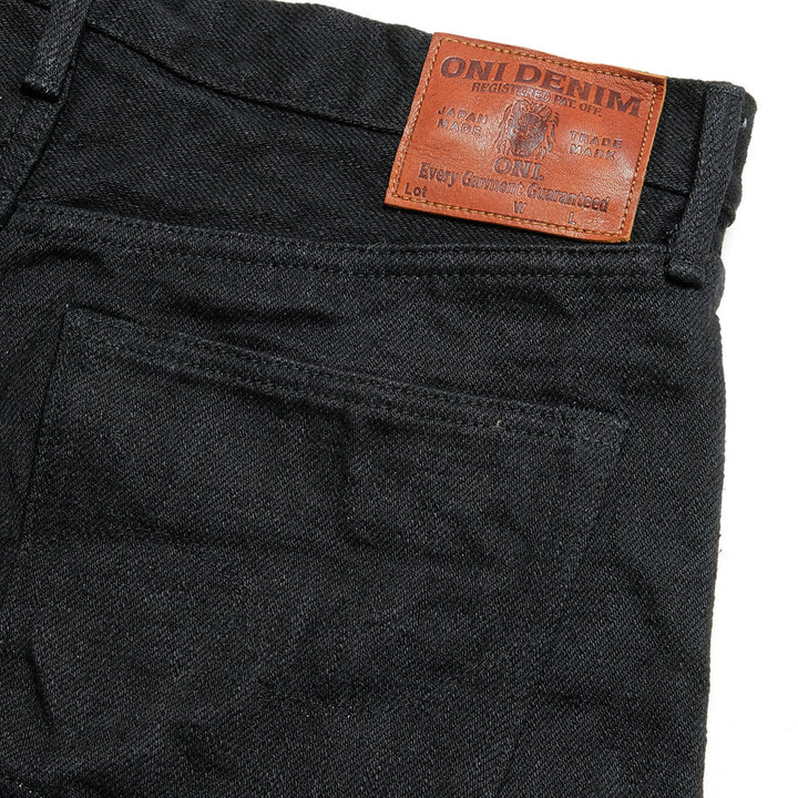 ONI DENIM - Regular Rise Neat Straight - 20oz ONI Secret Black Denim - ONI-246ZR