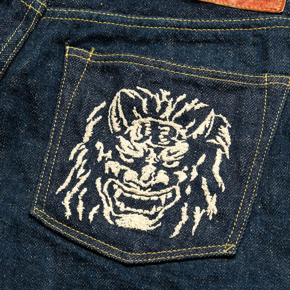ONI DENIM - Regular Fit Straight - 20oz 鬼秘 (ONI Secret) - 鬼顔綿糸刺繍 - ONI-288ZR