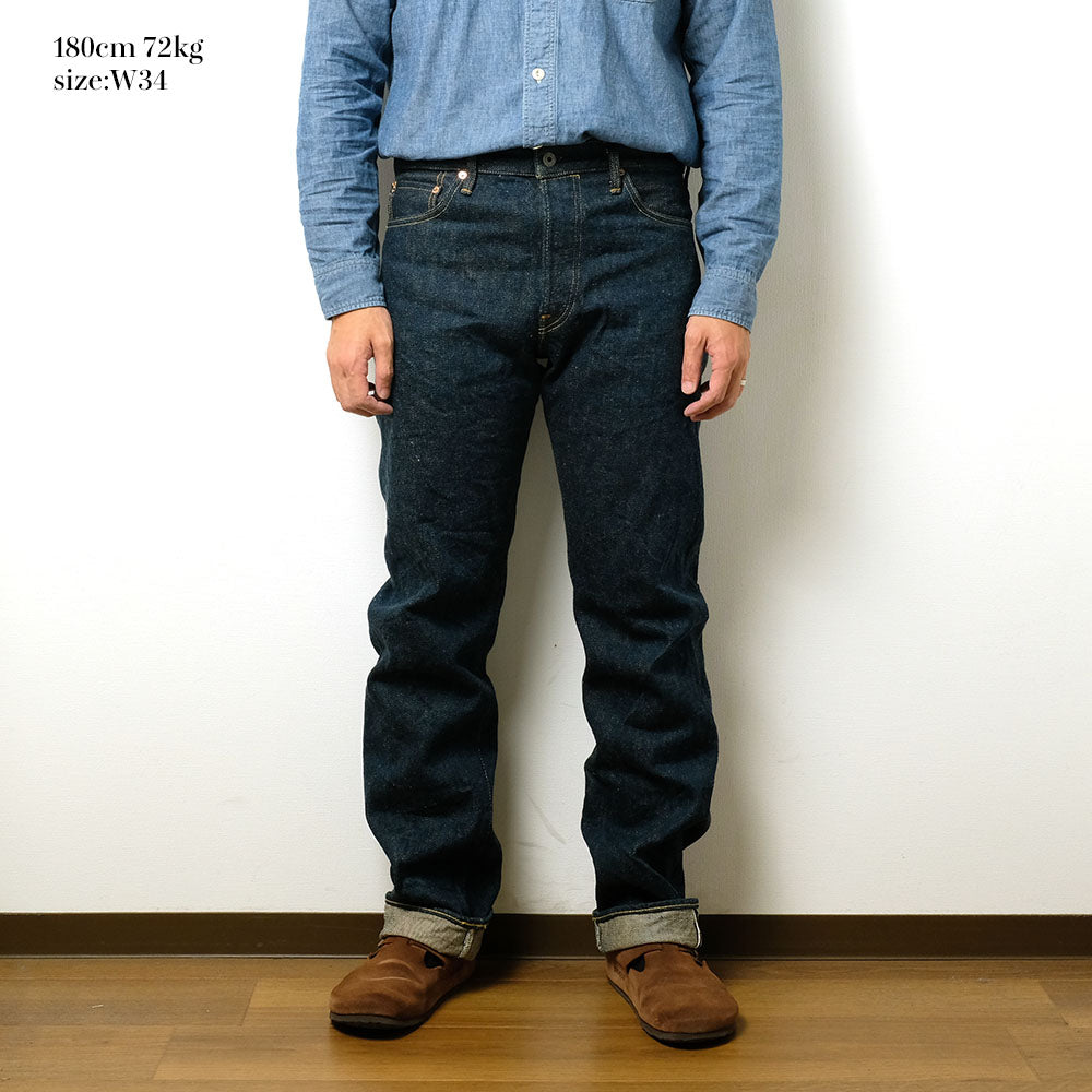 ONI DENIM - Regular Fit Straight 20oz 鬼秘 (ONI Secret) - 鬼顔綿糸刺繍 - ONI288ZR