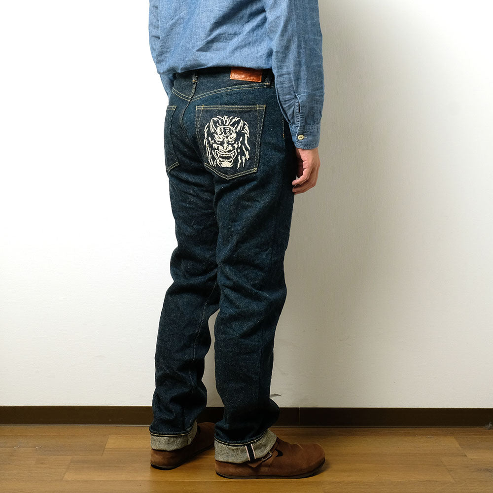 ONI DENIM - Regular Fit Straight - 20oz 鬼秘 (ONI Secret) - 鬼顔綿糸刺繍 - ONI-288ZR