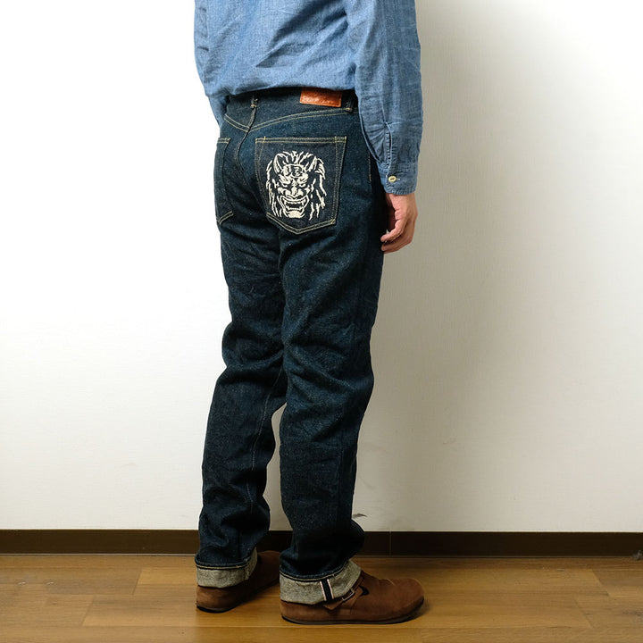 ONI DENIM - Regular Fit Straight - 20oz 鬼秘 (ONI Secret) - 鬼顔綿糸刺繍 - ONI-288ZR