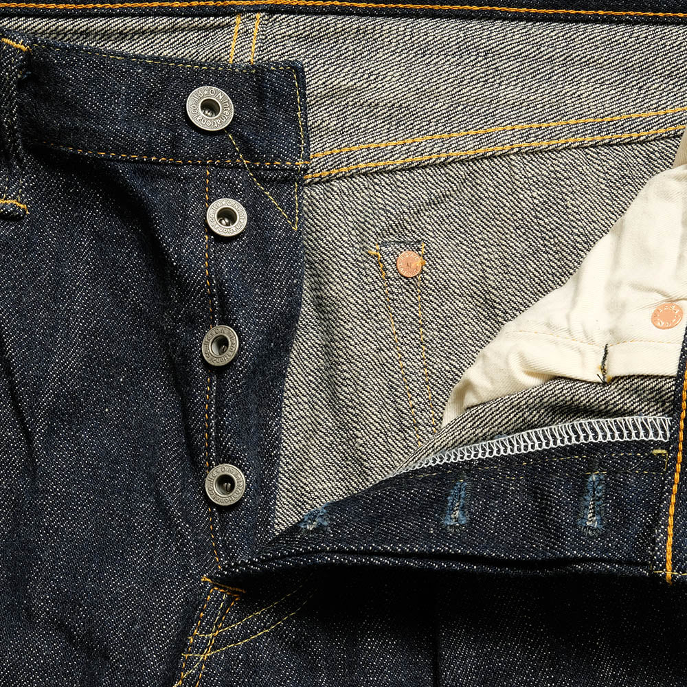 ONI DENIM<br>Semi Tight Straight 12oz Natural Indigo Denim “鬼楽II(KIRAKU-2)”<br>ONI-515