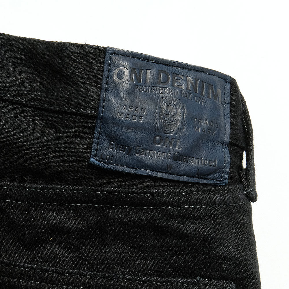 Oni Denim<br>Semi Tight Straight<br>20oz "鬼秘-ONI Secret-"<br>藍墨ブラックデニム<br>ONI-546AIZ
