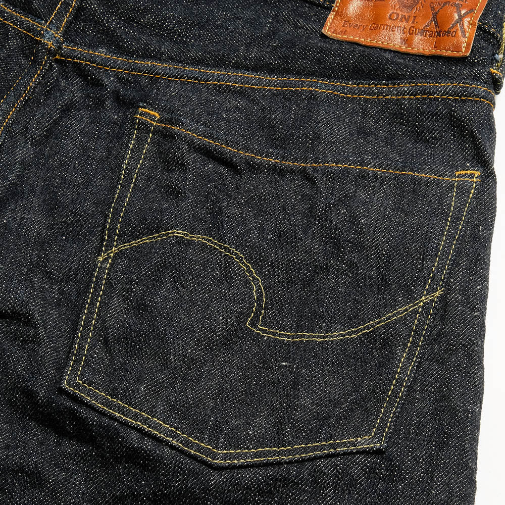 ONI DENIM<br>High Rise Relax Tapered 17oz Natural Indigo XX Denim<br>ONI-921NIXX