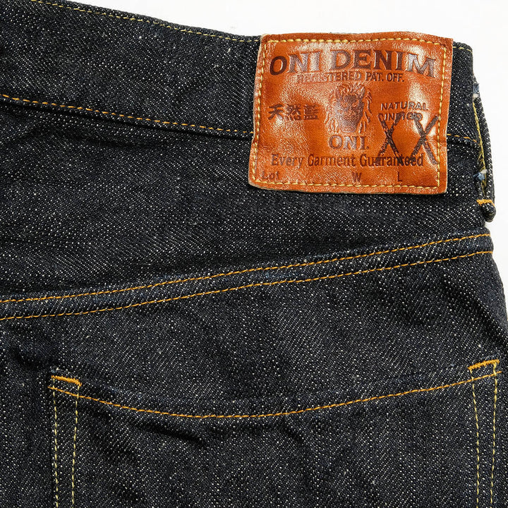 ONI DENIM<br>High Rise Relax Tapered 17oz Natural Indigo XX Denim<br>ONI-921NIXX