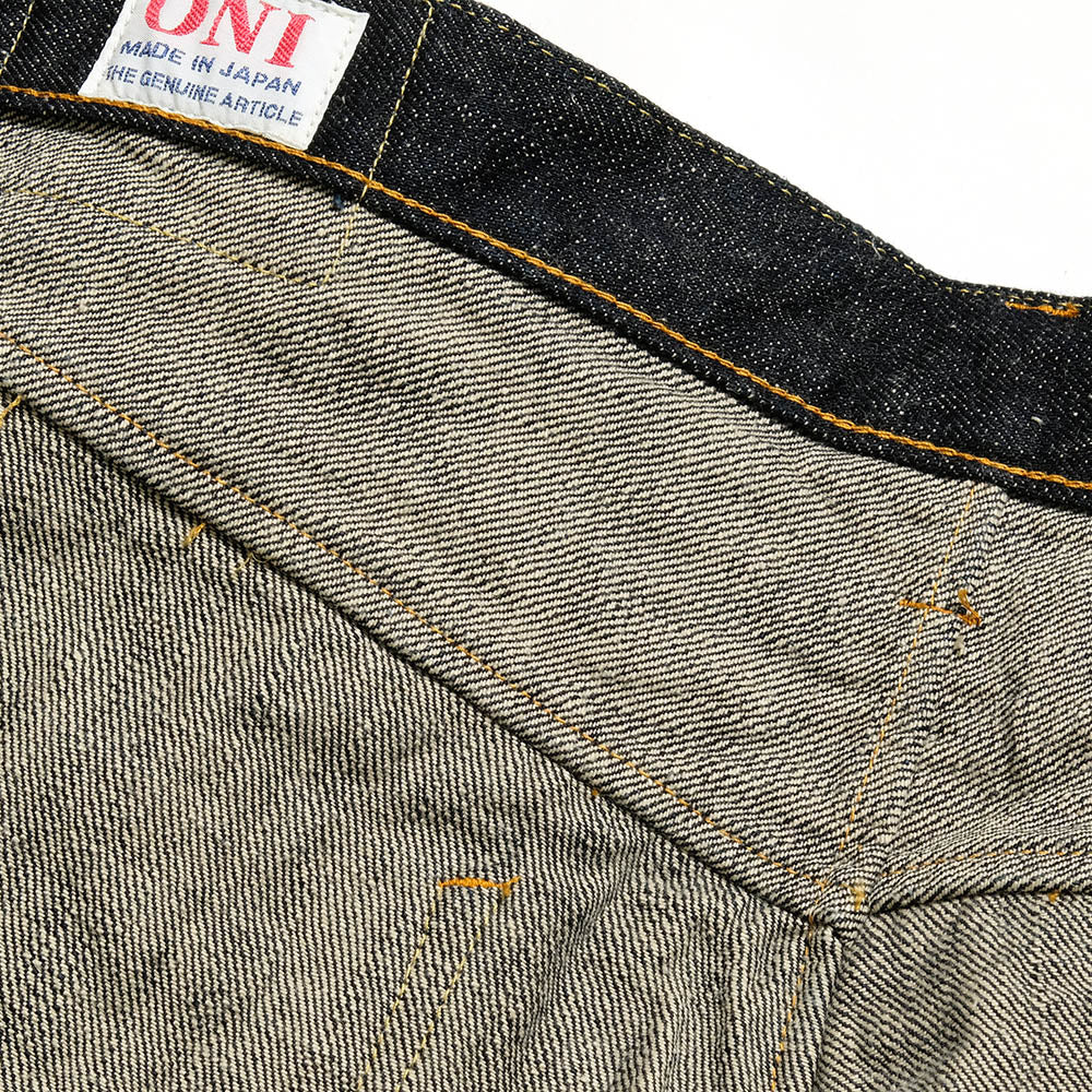 ONI DENIM<br>High Rise Relax Tapered 17oz Natural Indigo XX Denim<br>ONI-921NIXX