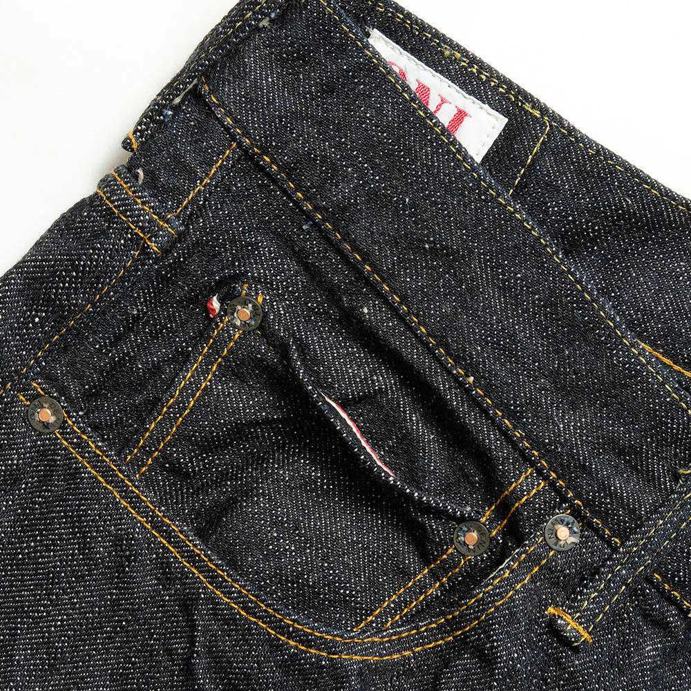 ONI DENIM<br>High Rise Relax Tapered 17oz Natural Indigo XX Denim<br>ONI-921NIXX