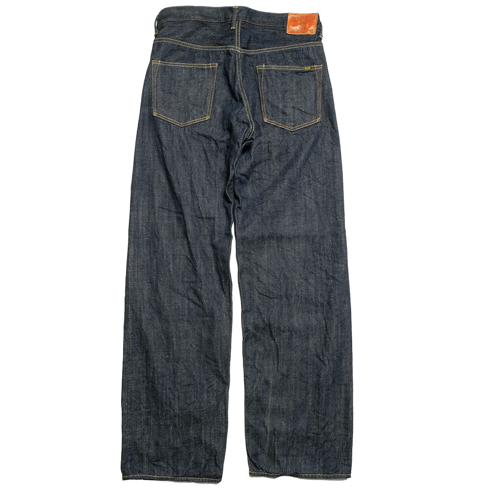 ONI DENIM - Wide Straight 12oz Natural Indigo KIRAKU Selvedge Denim - ONI202-KIRA