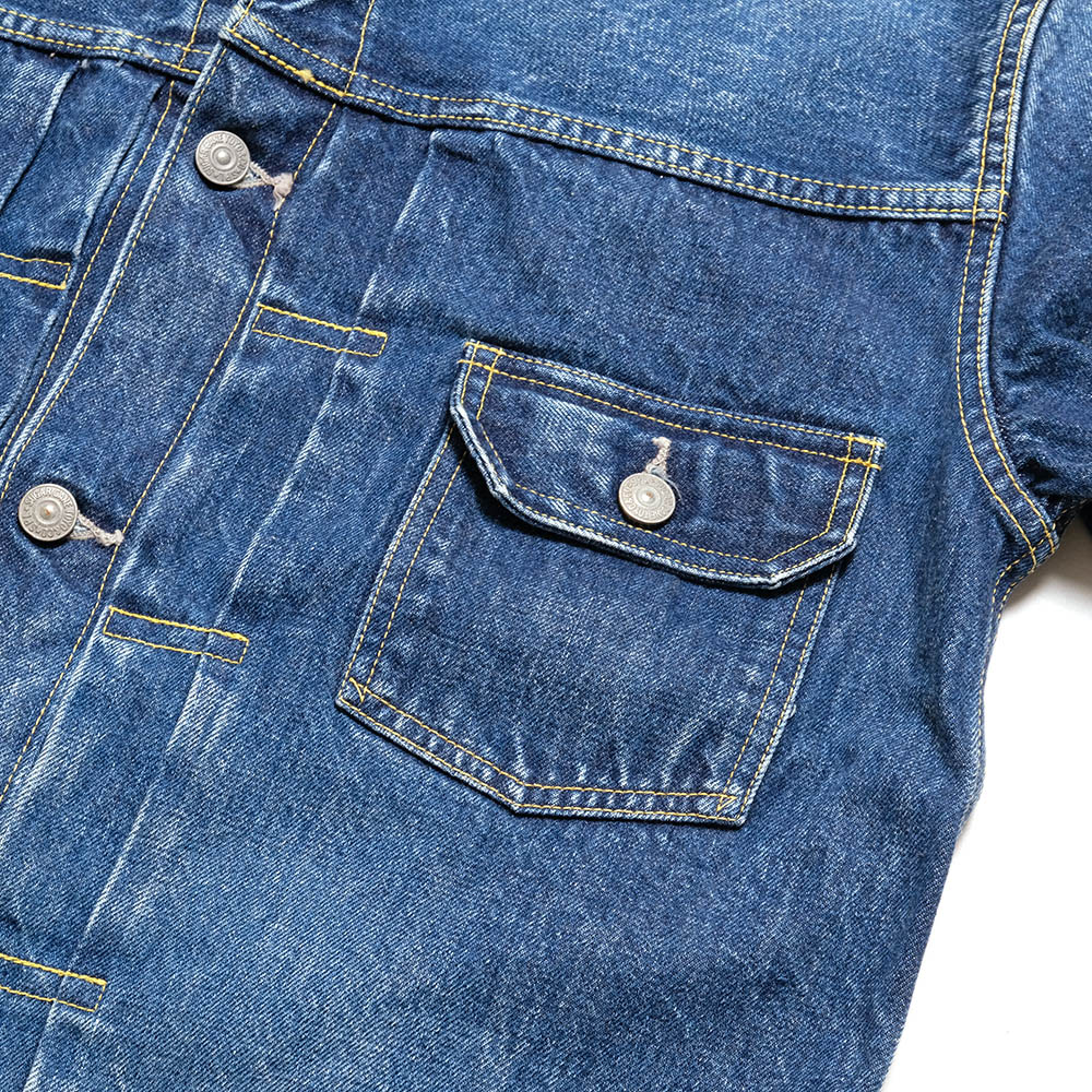 SUGAR CANE - 14.25oz. DENIM JACKET - 1953 AGED MODEL - SC11953SW