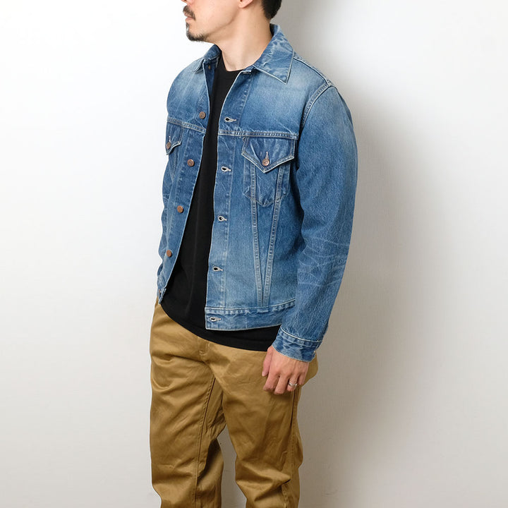 SUGAR CANE - 14oz. DENIM JACKET - 1962 AGED MODEL - SC11962SW
