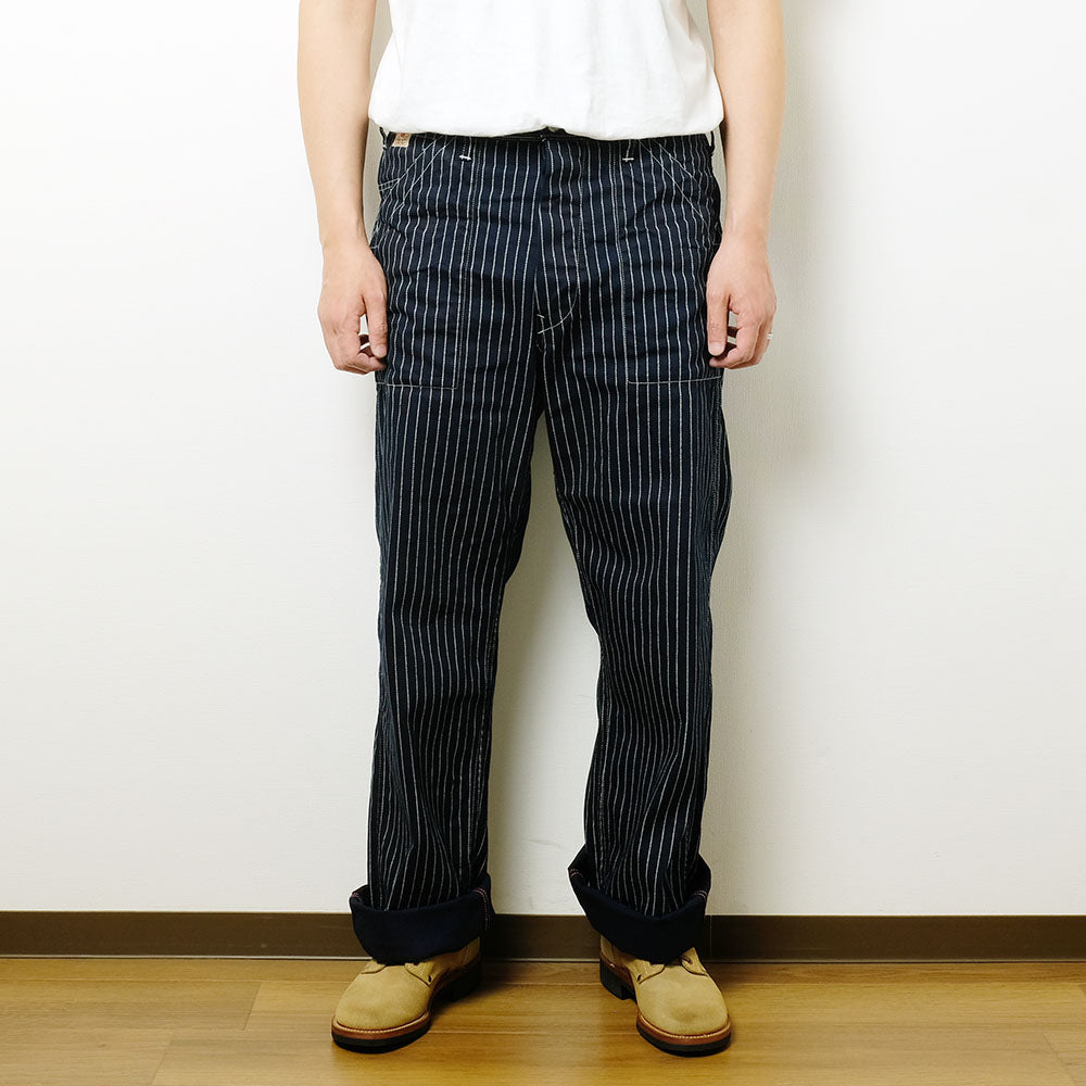 Sugar Cane - 9oz. Wabash Stripe Engineer Pants - SC40786