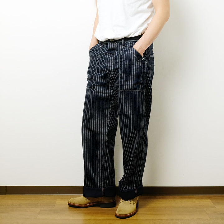 Sugar Cane - 9oz. Wabash Stripe Engineer Pants - SC40786