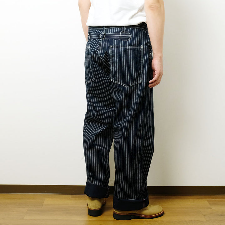 Sugar Cane - 9oz. Wabash Stripe Engineer Pants - SC40786