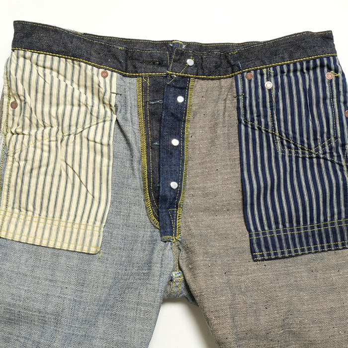 Sugar Cane - 砂糖黍 琉球藍混 × HAWAII藍混 - 14oz.Denim Slim Model - SC41701A