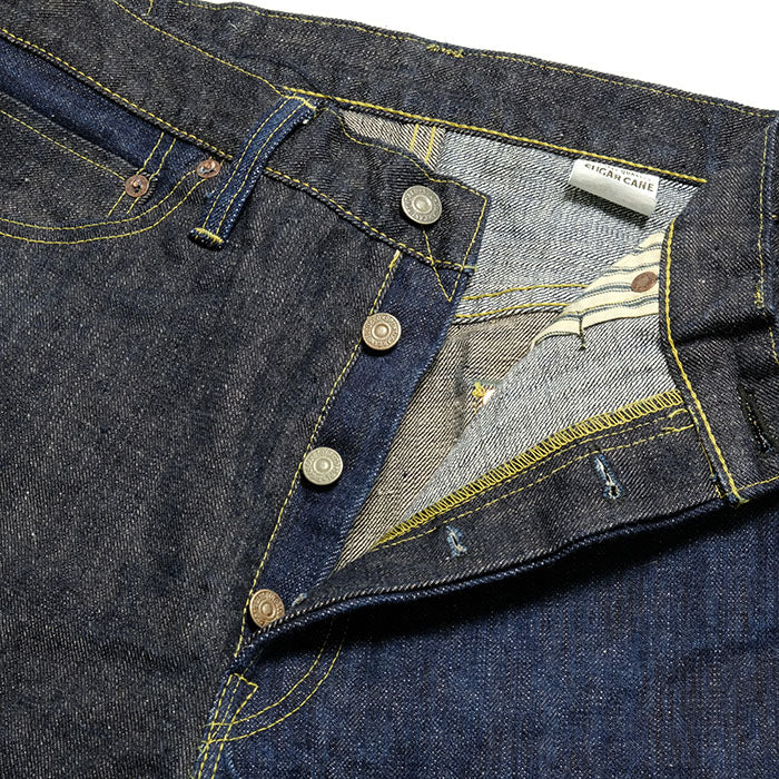 Sugar Cane - 砂糖黍 琉球藍混 × HAWAII藍混 - 14oz.Denim Slim Model - SC41701A