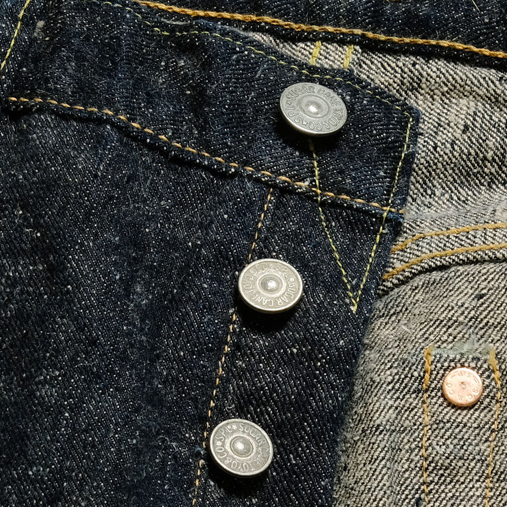 SUGAR CANE - HINOYA別注 - 14oz. 琉球藍混左綾砂糖黍DENIM - Slim-Fit Model - SC42021HY