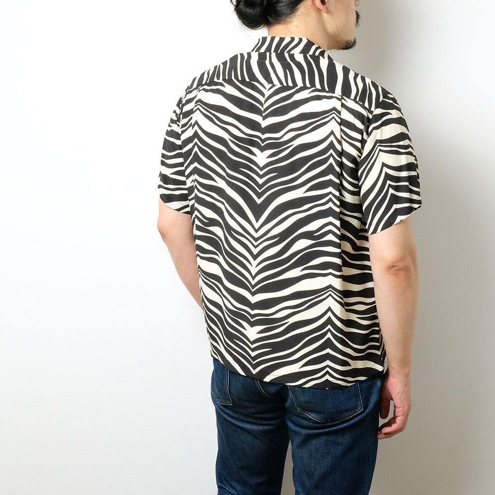 STAR OF HOLLYWOOD<br>HIGH DENSITY RAYON OPEN SHIRT<br>ZEBRA<br>SH38877