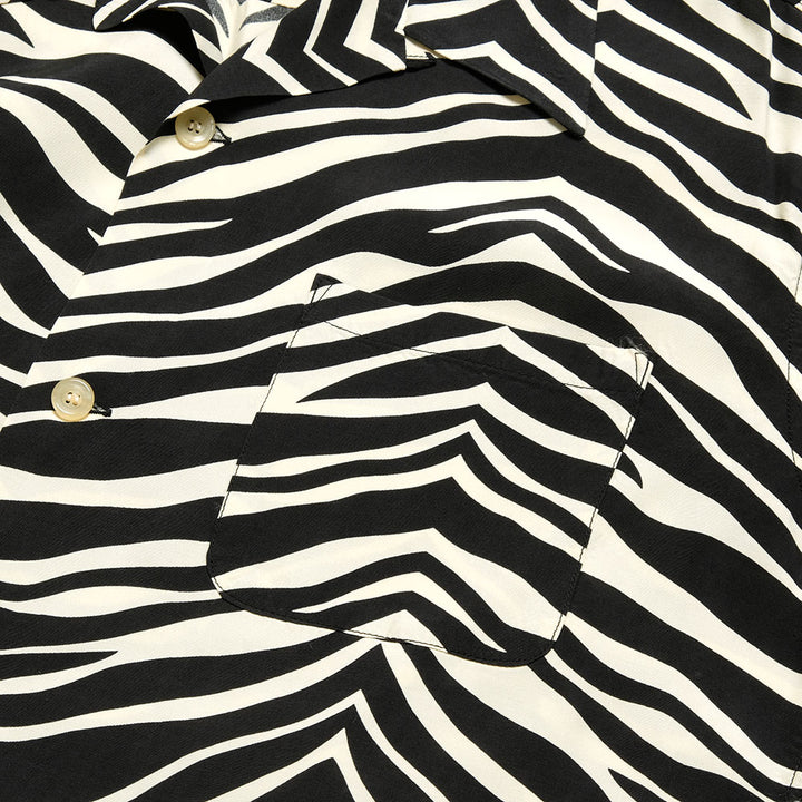 STAR OF HOLLYWOOD<br>HIGH DENSITY RAYON OPEN SHIRT<br>ZEBRA<br>SH38877